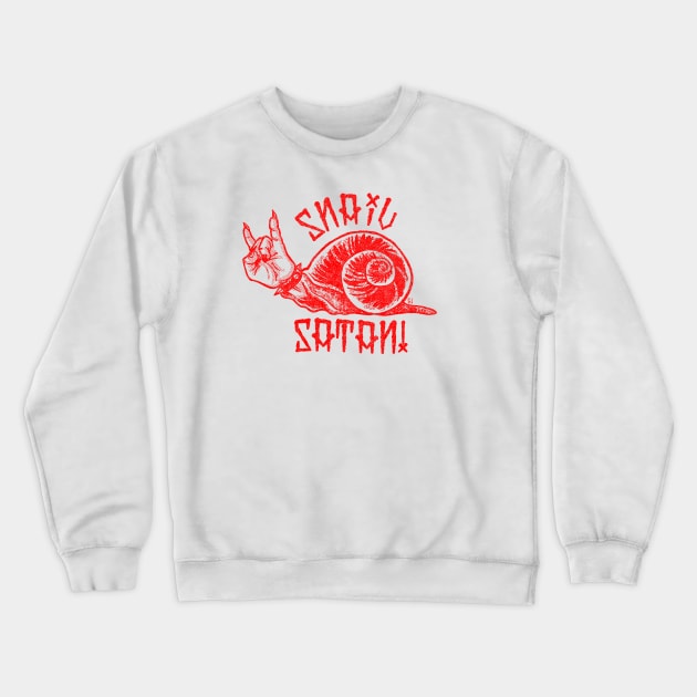 Snail Satan Crewneck Sweatshirt by GiMETZCO!